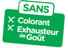 Une recette sans colorant et sans exhausteur de goût